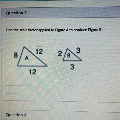 Find the scale factor applied to Figure A to produce Figure B.