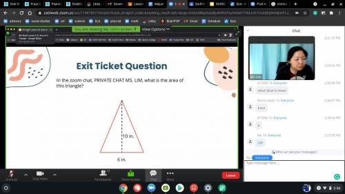 What is the area of this triangle?