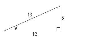 What are the values of the trigonometric ratios for this triangle?

Drag the answer into the box t