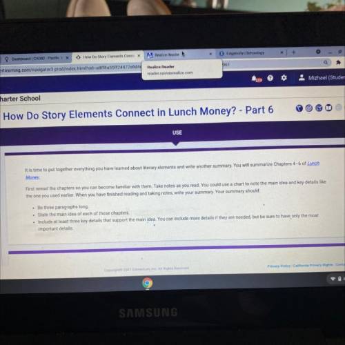 Lunch money summary chapter 4-6