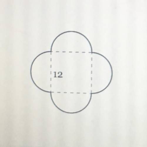 ANSWER FOR BRAINLIEST

Find the Area of the figure below, composed of a square and four semicircle
