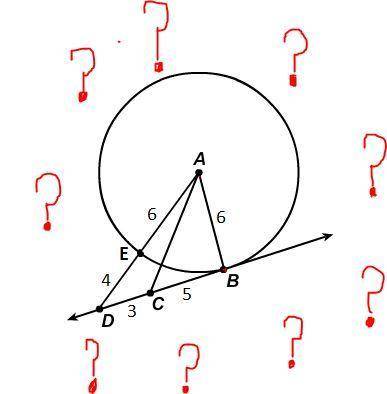 Given the information below, is (DB) ⃡ tangent to Circle A at point B? Justify with shown work