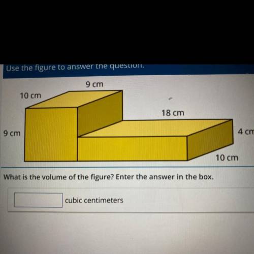What is the volume of the figure? Enter the answer in the box