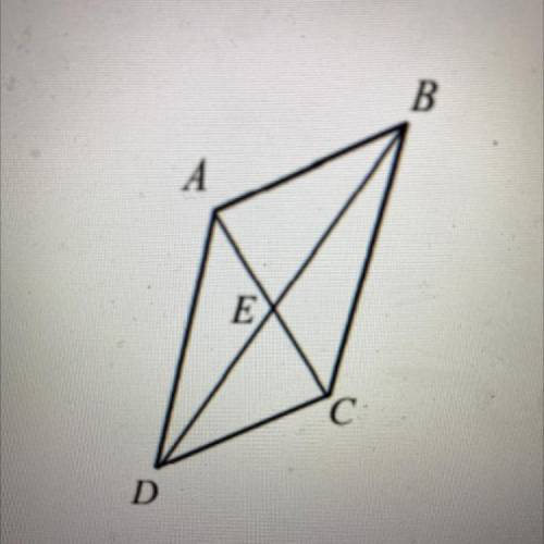 On parallelogram ABCD, if A(3,-4) B(10,-2) C(8,-9) and D(1,-11), what are the coordinates of E?