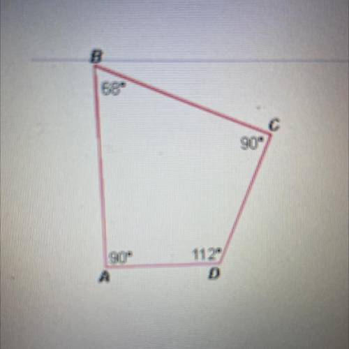Question 9 of 10
True or False? A circle could be circumscribed about the quadrilateral below.