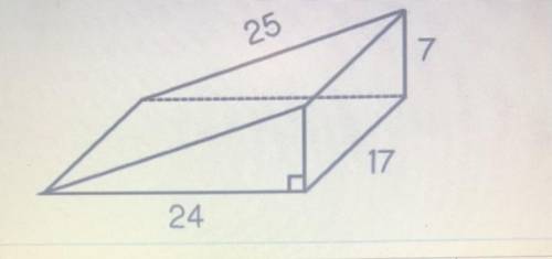 Find the lateral and total surface area. 
can someone please help me with this one?