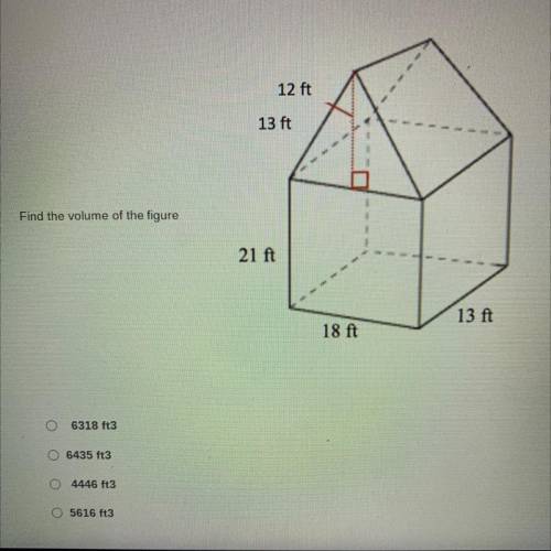 Find the volume of the figure
HELP ME PLEASE IM STRUGGLING!!