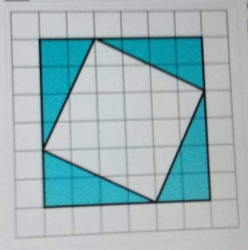 each grid square is 1 square unit. find the square units of the shaded region without counting ever