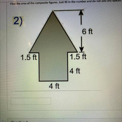 Can someone help me find the area of this shape.