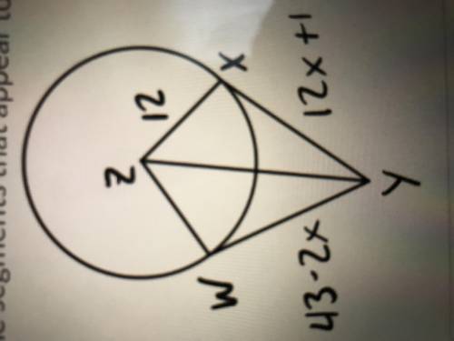 The segments that appear to be tangent are tangent. Find ZY to the nearest tenth.