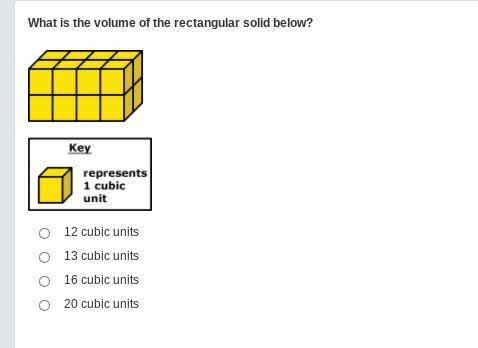 What is the volume of the rectangular solid below?