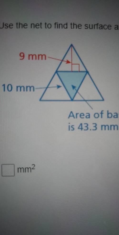 Find the surface area of the regular pyramid​