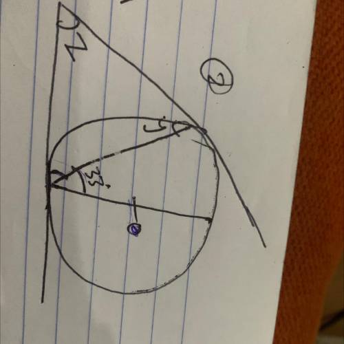 Solve the circle theorem