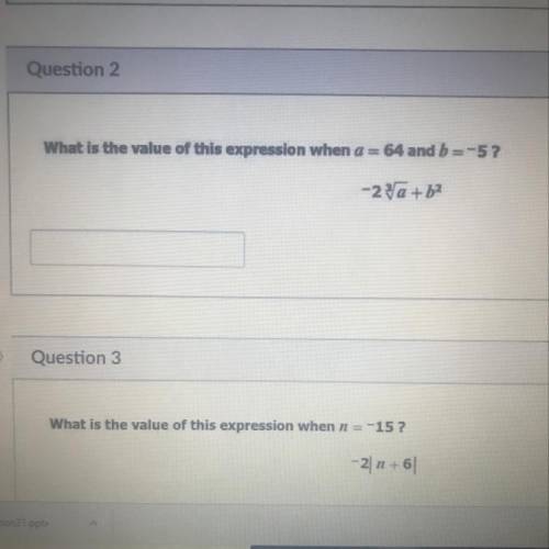 Need help just with number 2 please and thank you!!