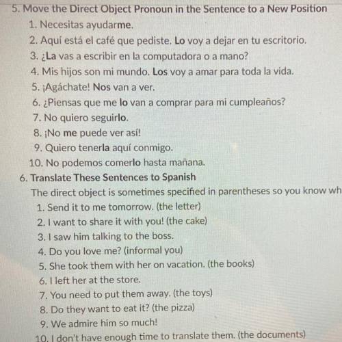 Help me pleaseeeee 
I only need number 5 not 6
I will give you 100 points