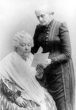 Reformers such as Susan B. Anthony and Elizabeth Cady Stanton (pictured here) were most concerned w