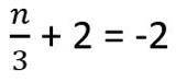 Solve 
A. n = 12
B. n = -12
C. n = -3
D. n = 3