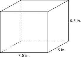 A rectangular prism and its dimensions are shown in the diagram.

what is the total surface area o