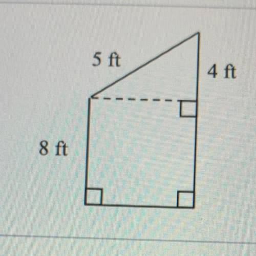 Find the area of the trapezoid.if the answer is not an integer, leave it in simplest radical form.