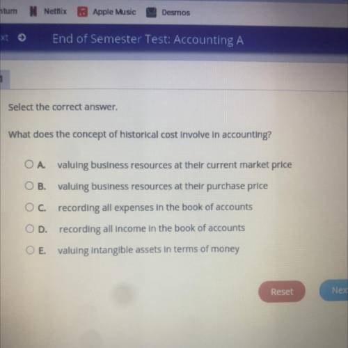 What does the concept of historical cost involved in accounting￼?