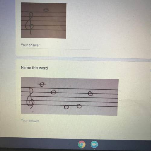 Name these notes what these notes name both of them help me please