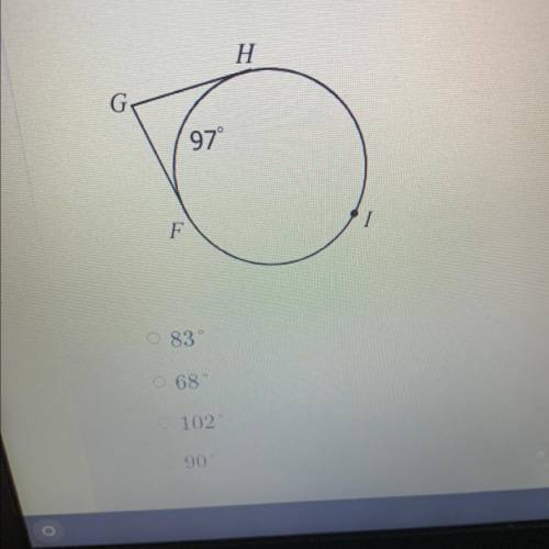 Find the measure of Angle FGH?
