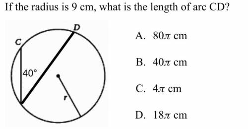 What is the arc of CD