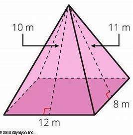 The answer for this rectangular pyramid