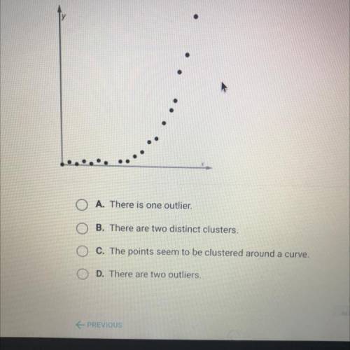 Which statement accurately describes the scatterplot?