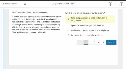 Read this excerpt from The Secret Garden. 
ThE sCrEeN sHoT sAyS iT aLl~~~~~~~~