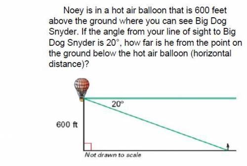Need help asap!!!
Solve for the horizontal distance