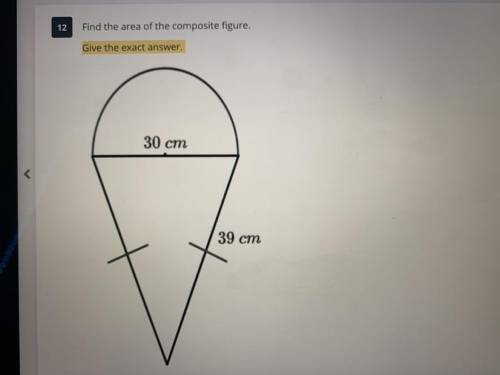 Find the area of the composite figure? Give exact answer