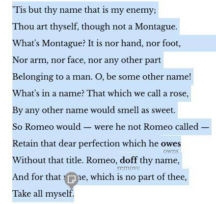 Romeo and Juliet

Look at what Juliet is saying in lines 38-49 in Act 2 Scene 2 (the screenshot)
W