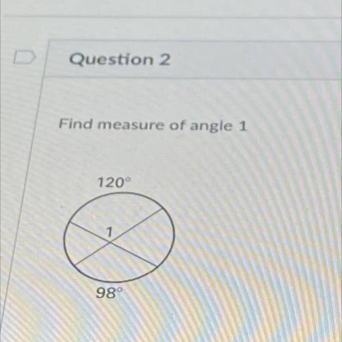 HELP FAST FOR TEST PLZ
find measure of angle 1