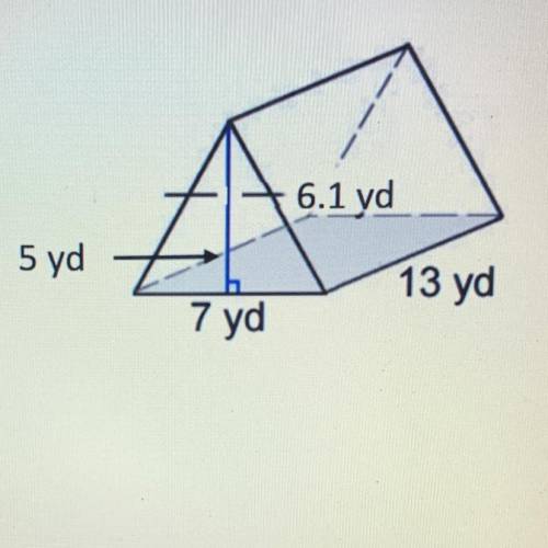 (WILL GIVE BRAINLIEST) Find the total surface area of the figure shown.

ANSWER CHOICES:
319.30 yd