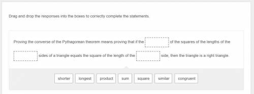 Drag and drop the responses into the boxes to correctly complete the statements.