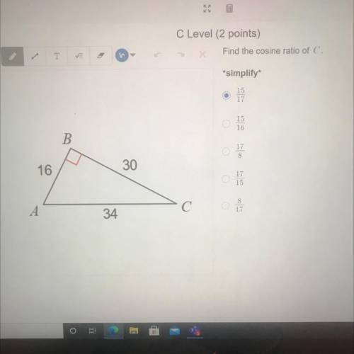 CAN SOMEONE TELL ME IF THIS IS RIGHT, IF NOT WHATS THE ANSWER