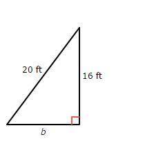 Find the value of b in the triangle below.