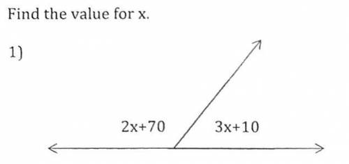 Find the value of x :)