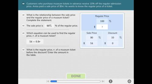 What is the regular price r of a museum ticket before the discount? Enter the amount table.