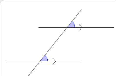 24. Consider the diagram below.

Which relationship describes the marked angles?
A. consecutive in