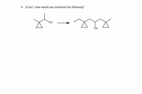 How would you synthesize the following?