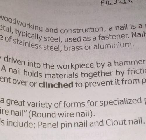 i am supposed to give four types of nails and i have given only three. I am left with one more to g