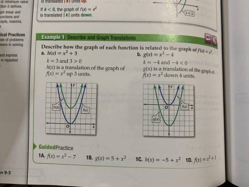 Please help and explain how to work 1A and 1B because I don't relaly understand it. Thank you!