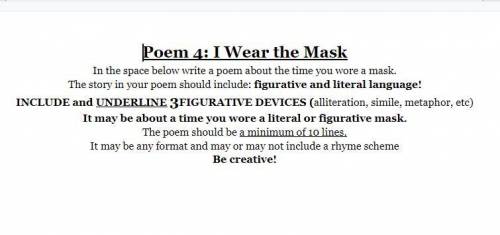 50 POINTS PLSSSS. CAN SOMEONE HELP? I NEED SOMEONE TO WRITE A POEM ABOUT A TIME THEY LITERALLY OR F