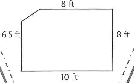 Determine the area of the figure below