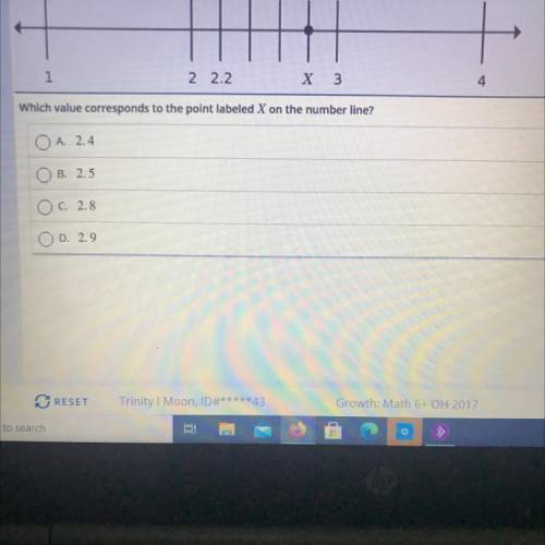 Use the number line to answer the question