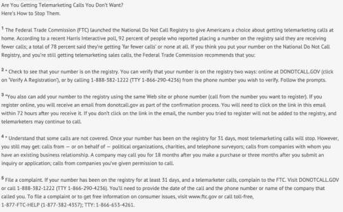 What should you do if you think your phone number has been on the Do Not Call Registry for 31 days