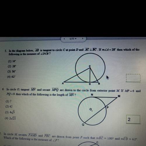 Could I get some help with question 5?