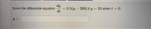 Please help with the attached problem “Solve the differential equation.” Thanks a lot!